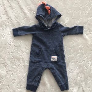 Hooded Dinosaur one piece